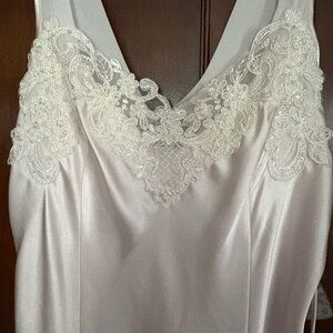 Linea Donatella Soft Cream Satin Gown